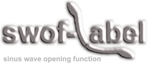 SWOF-LABEL, sinus wave opening function